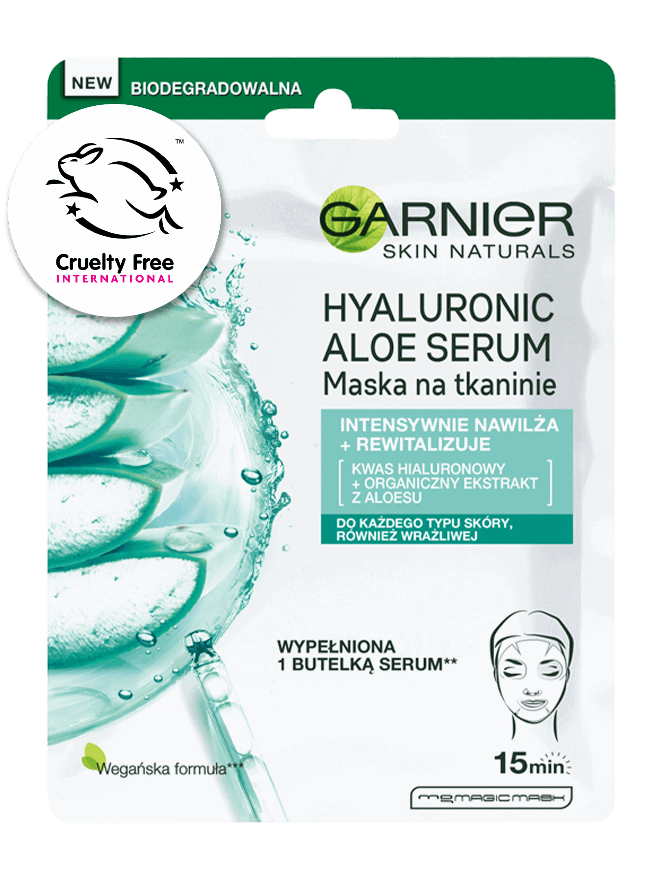 Maska na tkaninie Hyaluronic Aloe